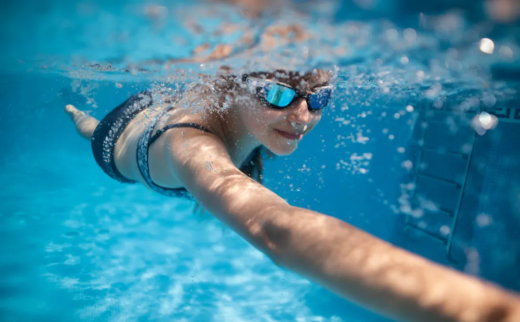 Swimming training in Dubai