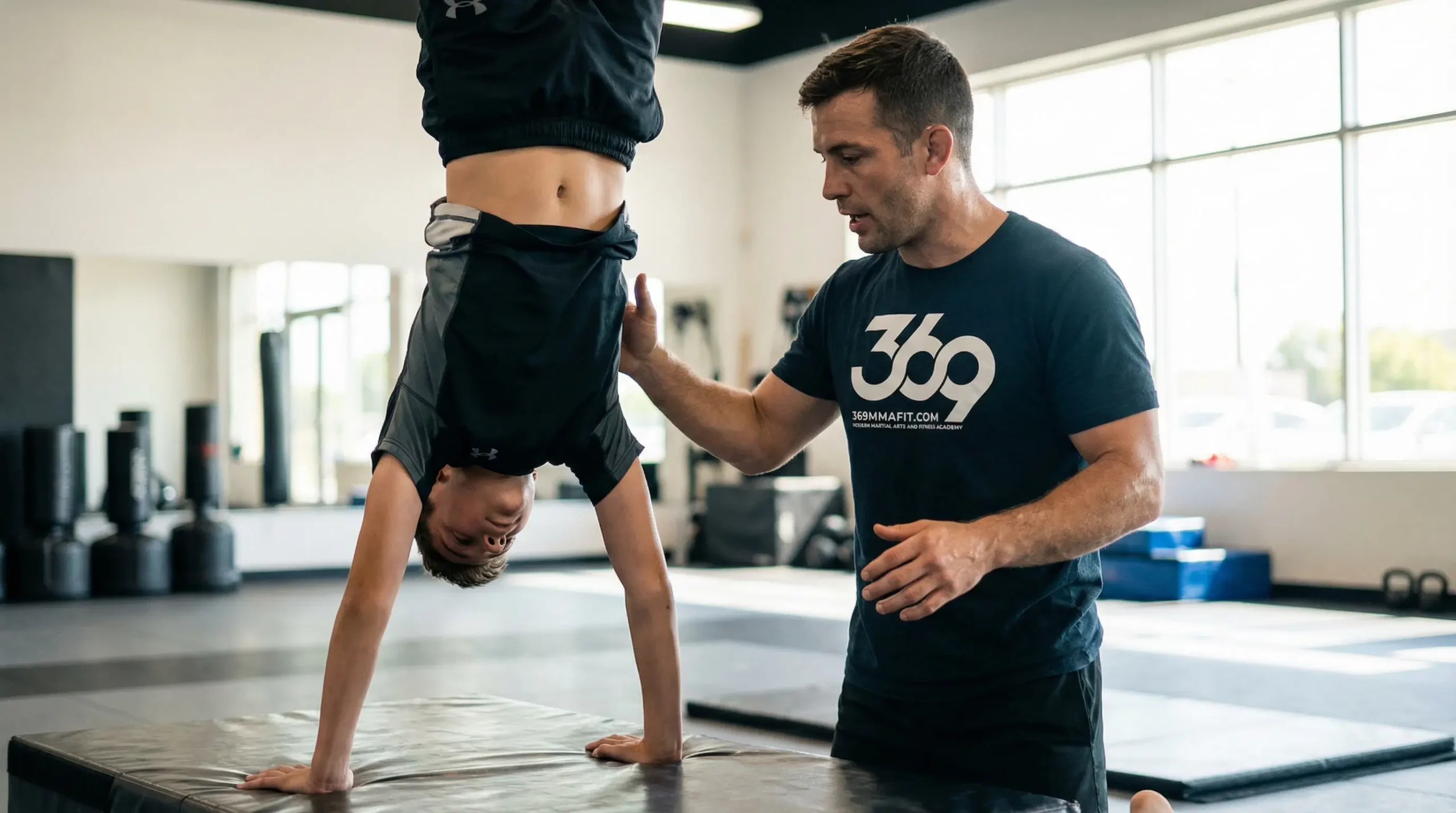 Gymnastics in JLT (Jumeirah Lake Towers)